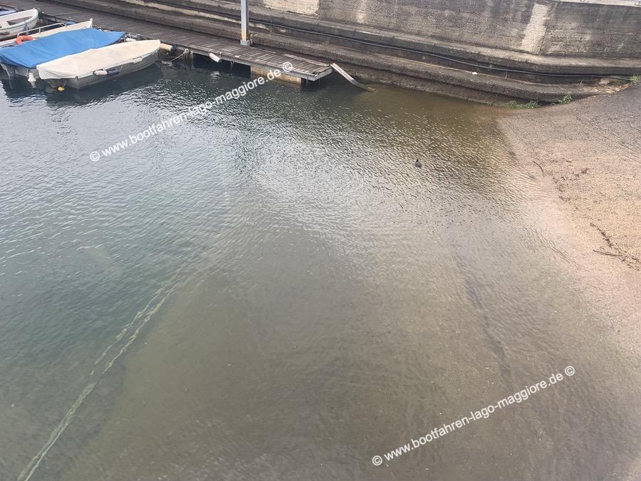 Sliprampe Luino Lago Maggiore bei 193,50 m